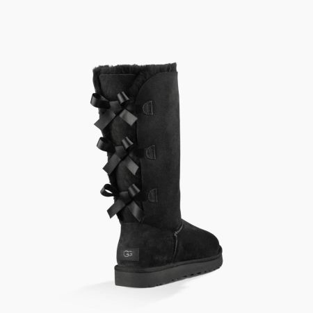 UGG Bailey Bow Tall II - Boots Dame - Svart (NO-B884)